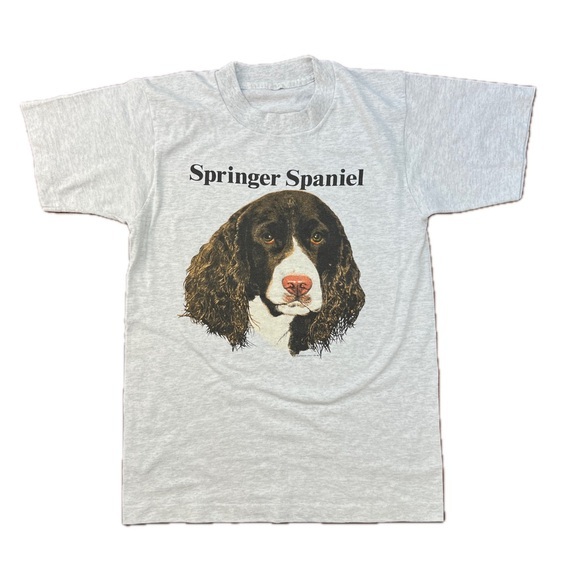 Vintage Other - 80s Springer Spaniel Single Stitch Tee